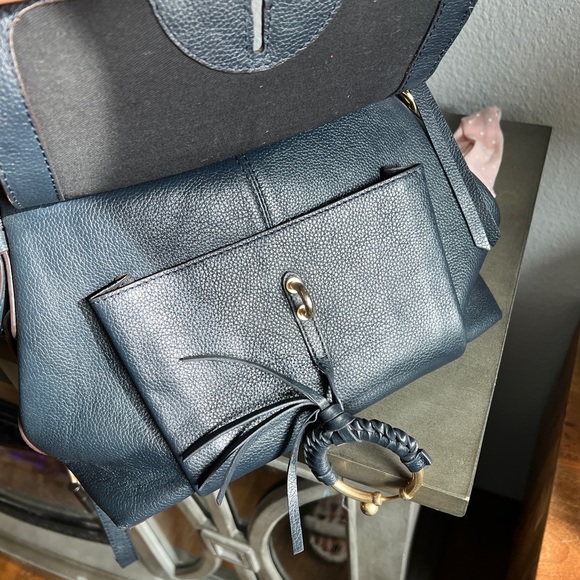 See by Chloe Joan small bag in Dark Navy Blue - Picture 2 of 9